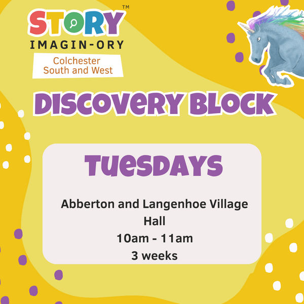 Tuesdays Abberton and Langenhoe Discovery block 3 weeks