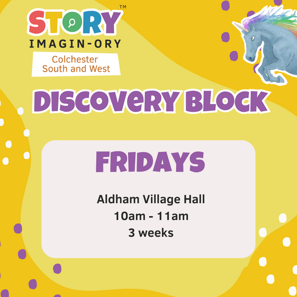 Fridays Aldham Village Hall Discovery Block 3 weeks
