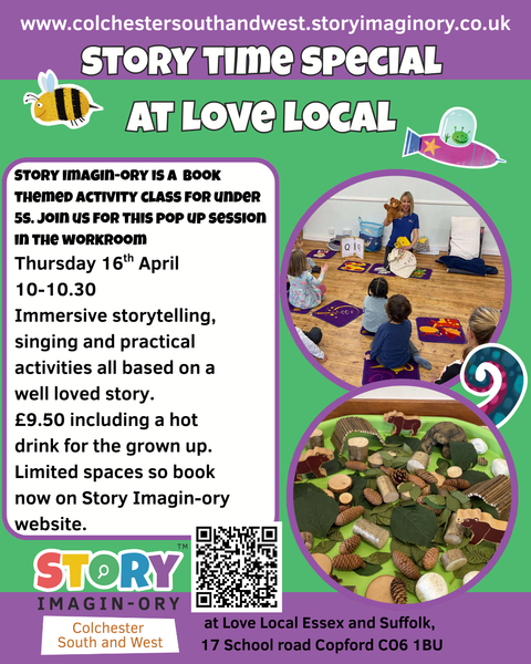StoryTime Special at Love Local Copford
