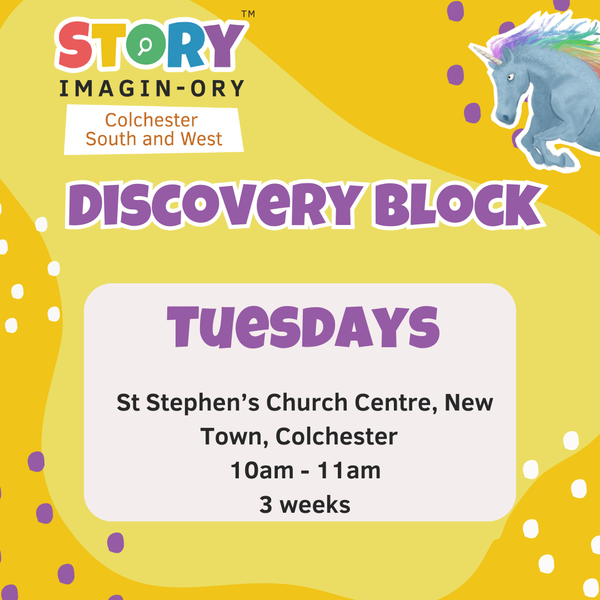 Tuesdays St Stephen's Church Centre Discovery block 3 weeks